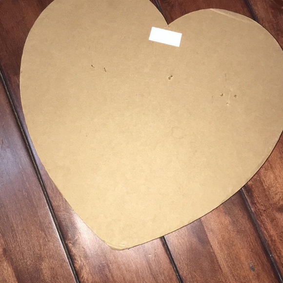 RARE Vs PinK store display heart cardboard iridescent prop promotional htf - Picture 17 of 17